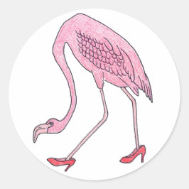 フラミンゴ ラウンドシール