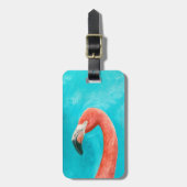フラミンゴ ラゲッジタグ (正面縦)