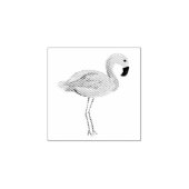フラミンゴ ラバースタンプ (インプリント)