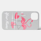 フラミンゴ・ラブ名IPad Mini・ケース Case-Mate iPhoneケース (裏面 (横))