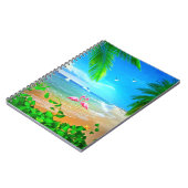 フラミンゴ・ラブ ノートブック (左側)