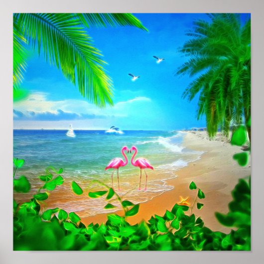 フラミンゴ・ラブ ポスター (正面)