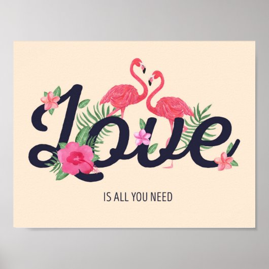 フラミンゴ・ラブ・ポスター ポスター (正面)
