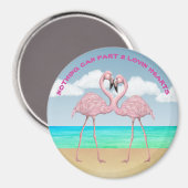フラミンゴ・ラブ マグネット (正面/裏面)