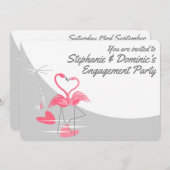 フラミンゴ ラブ ムーン インビテーション (正面/裏面)