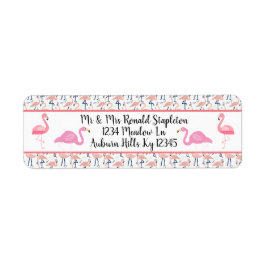 フラミンゴ ラベル