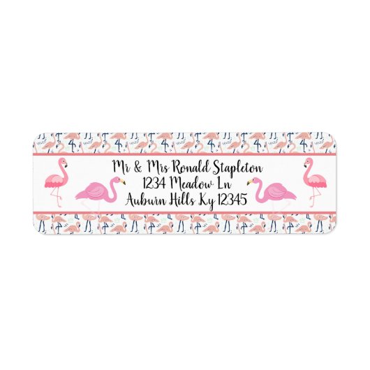 フラミンゴ ラベル (正面)