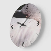 フラミンゴ ラージ壁時計 (傾斜)