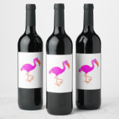 フラミンゴ ワインラベル (ボトル)