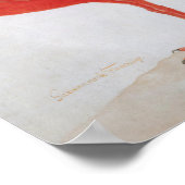 フラミンゴ – ヴィンテージファインアートポスター ポスター (角)