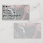 フラミンゴ 名刺 (正面/裏面)