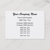 フラミンゴ 名刺 (裏面)