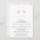 フラミンゴ 招待状 (正面)