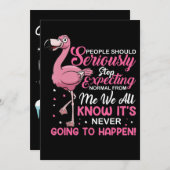 フラミンゴ |正常ストップになる サンキューカード (正面/裏面)