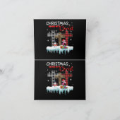 フラミンゴ|炎のビンゴおもしろい サンキューカード (内部)