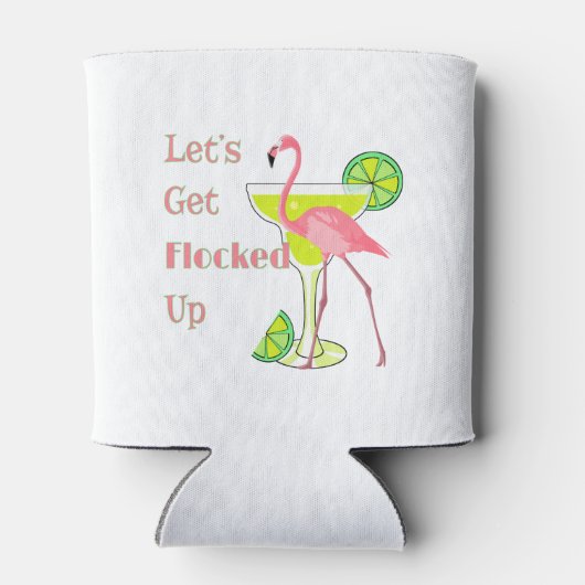 フラミンゴ 缶クーラー (裏面)