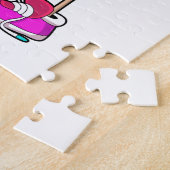 フラミンゴ(靴あり) ジグソーパズル (側面)