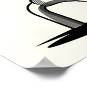 フラミンゴ, 鳥, ピンク, 動物, 面白い, かわいい, カートゥーン ポスター (角)