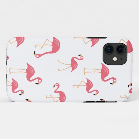 フラミンゴ Case-Mate iPhoneケース (裏面(横))