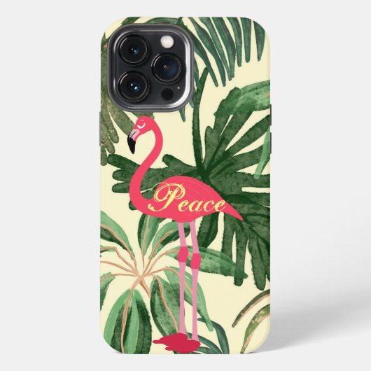 フラミンゴ Case-Mate iPhoneケース iPhone 13 Pro Maxケース (裏面)