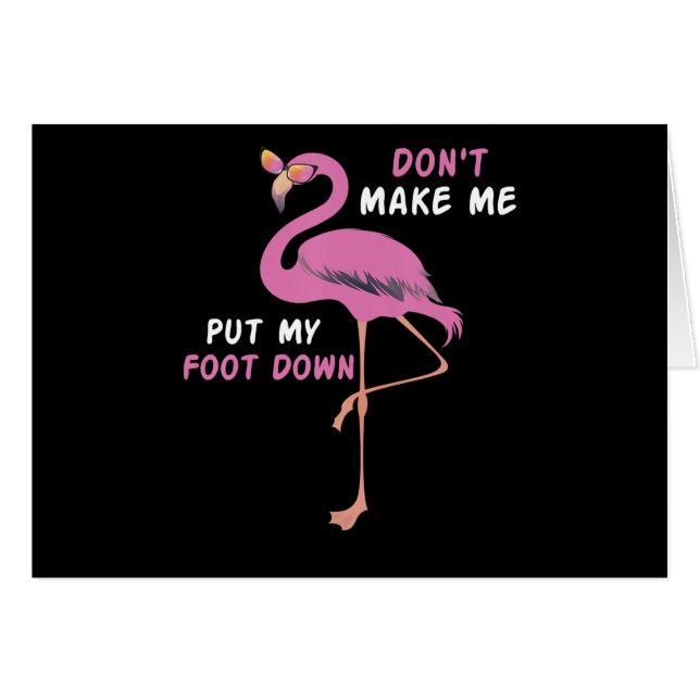 フラミンゴ | Flamingo With Glassesは私を置かない (正面横)