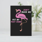 フラミンゴ | Flamingo With Glassesは私を置かない サンキューカード (スタンド正面)