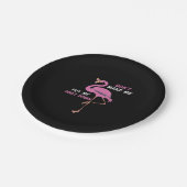 フラミンゴ | Flamingo With Glassesは私を置かない ペーパープレート (アングル)