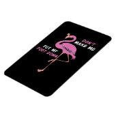 フラミンゴ | Flamingo With Glassesは私を置かない マグネット (左側)