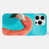 フラミンゴ iPhoneケース (裏面横)