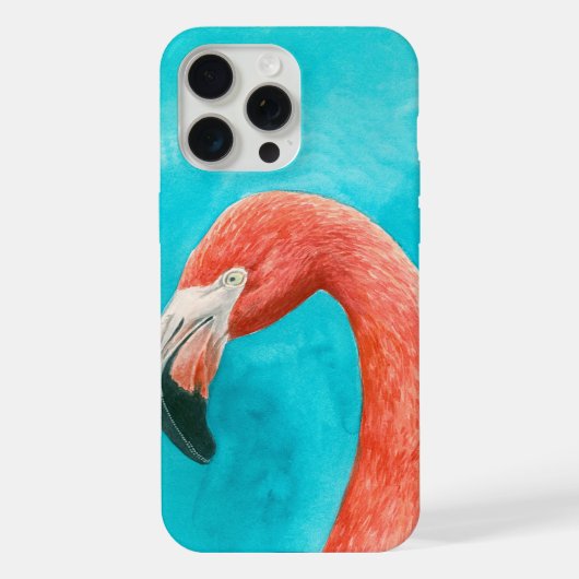 フラミンゴ iPhoneケース (裏面)