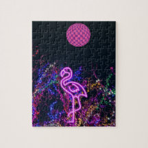 フラミンゴatダンスパーティー。ジグソーパズル