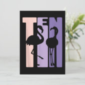 フラミンゴI 10歳の誕生日のかわいい贈り物 セーブザデート (スタンド正面)