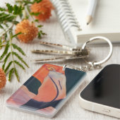 フラミンゴKeychain キーホルダー (正面右)