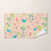 フラミンゴramaタオルセット バスタオルセット (ハンドタオル)