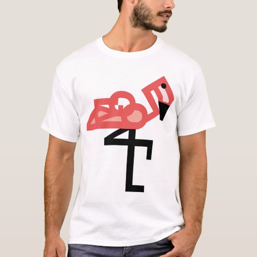 フラミンゴToldemArt Tシャツ (正面)