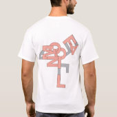 フラミンゴToldemArt Tシャツ (裏面)