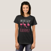 フラミンゴWhassupフロッカー Tシャツ (正面フル)