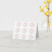 フラミンサッカーボールノーテカード カード (黄色い花)