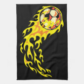 フラミンサッカーボール キッチンタオル (縦)