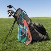 フラミンファンキーゴ ゴルフタオル (グリーン)