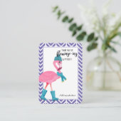 フラミン感謝していゴ·パーティーは髪の弾力を持つ宝石を好む 名刺 (スタンド正面)