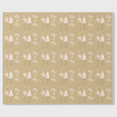 フラミ結婚ンゴ夫人ラッピング紙 ラッピングペーパー (フラット)