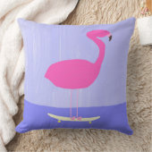 フラミ絵画ンゴ美術 クッション (ブランケット)