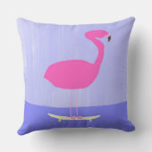 フラミ絵画ンゴ美術 クッション (裏面)