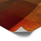 フラミ魅力的ンゴ – Cubist クール in Shades ポスター (角)