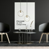 フラムコテージホワイト – 白縁ど ポスター