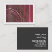 フラムフラクタル縁ど02 () 名刺 (正面/裏面)