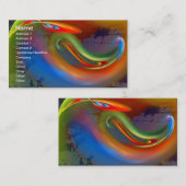 フラムブラゴ・ミッチェル素晴らしフラクタル・アート 名刺 (正面/裏面)
