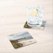 フラムボロー海岸 スクエアペーパーコースター (インサイチュ)