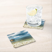 フラムボロー海岸 スクエアペーパーコースター (インサイチュ)